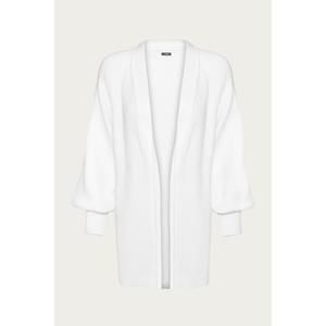 NEW AFRM fulton sweater jacket in soft blanc